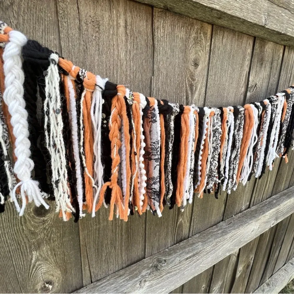 Holiday Halloween Tassel Garland